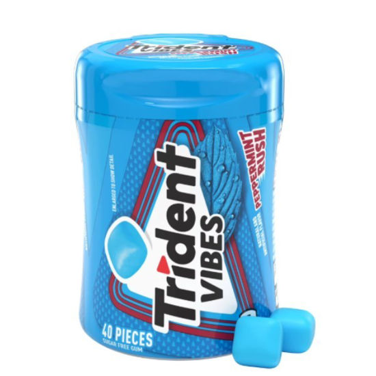 Picture of TRIDENT VIBES PEPPERMINT RUSH 40PCS 6CT