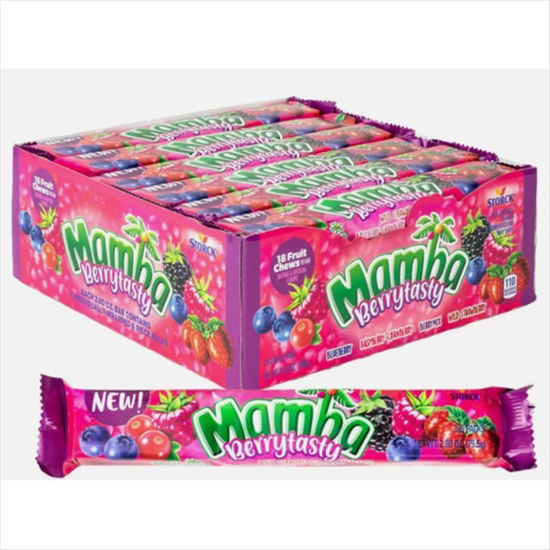 Picture of MAMBA FRUIT CHEWS BERRYTASTY KING SIZE 3.73OZ 24CT