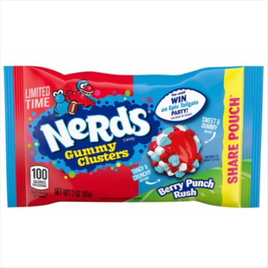 Picture of NERDS GUMMY CLUSTERS BERRY PUNCH RUSH S.P 3OZ 12CT