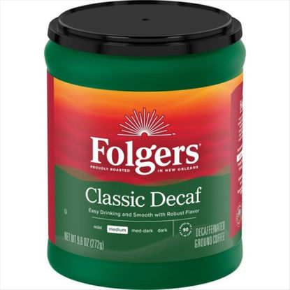 Picture of FOLGERS CLASSIC DECAF COFFEE 9.6OZ