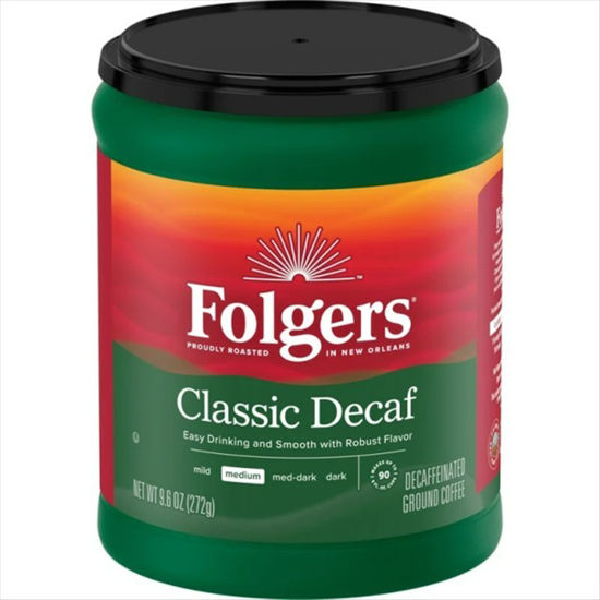 Picture of FOLGERS CLASSIC DECAF COFFEE 9.6OZ