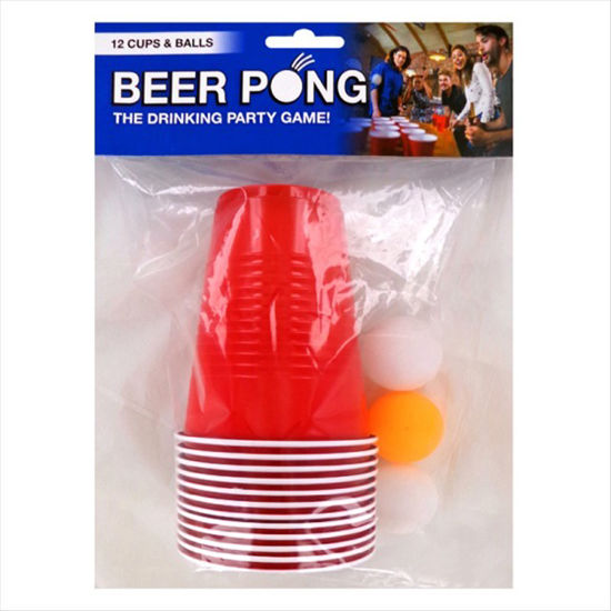 Picture of BEER PONG SET CUPS WITH BALLS 36CT