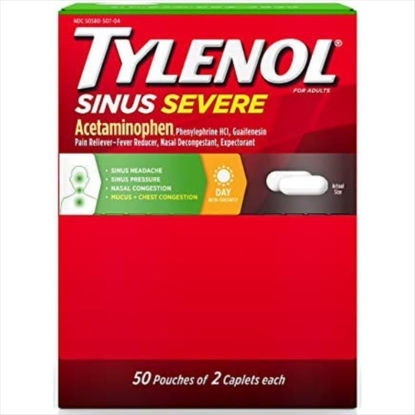 Picture of TYLENOL SINUS SEVERE 2PK 50CT