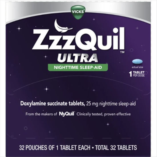 Picture of VICKS ZZZQUIL SLEEP AID TABLET 1PK