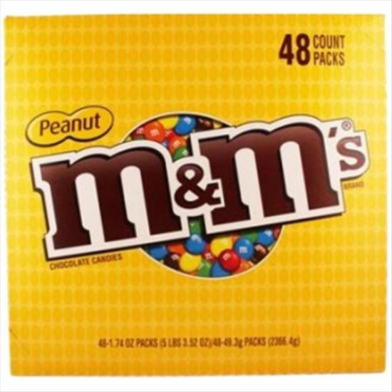 Picture of M&M PEANUT CHOCOLATE 1.74OZ 48CT
