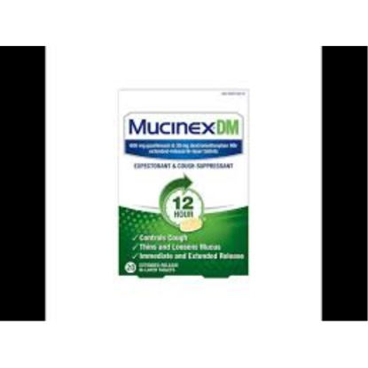 Picture of MUCINEX DM COUGH SUPPRESSANT TABLETS 2PK 20CT