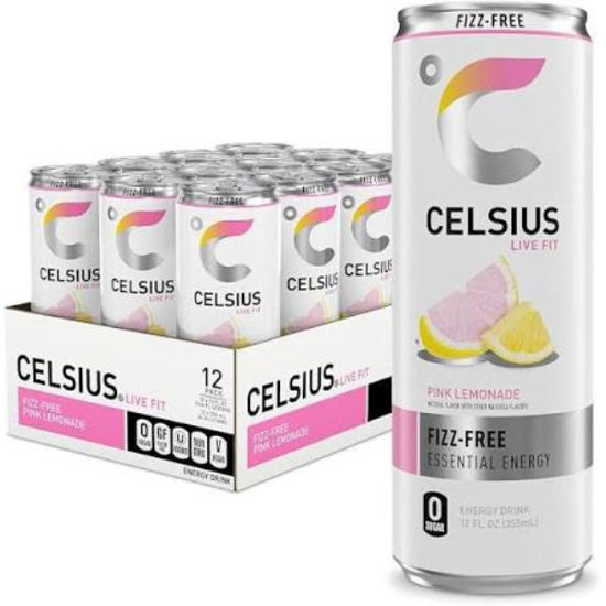 Picture of CELSIUS PINK LEMONADE 12OZ 12CT