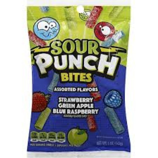 Picture of SOUR PUNCH BITES ASSORTED FLAVORS 5OZ