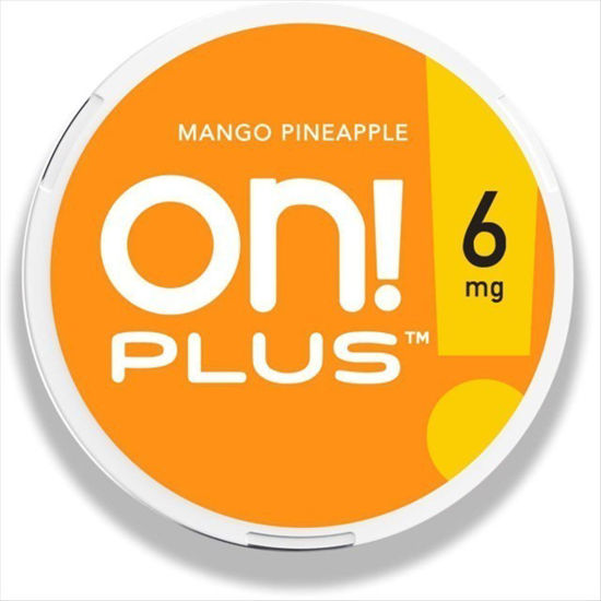 Picture of ON! PLUS MANGO PINEAPPLE 6MG 5CT
