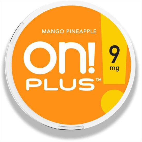 Picture of ON! PLUS MANGO PINEAPPLE 9MG 5CT