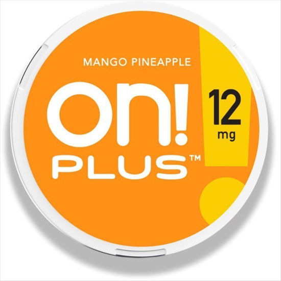 Picture of ON! PLUS MANGO PINEAPPLE 12MG 5CT